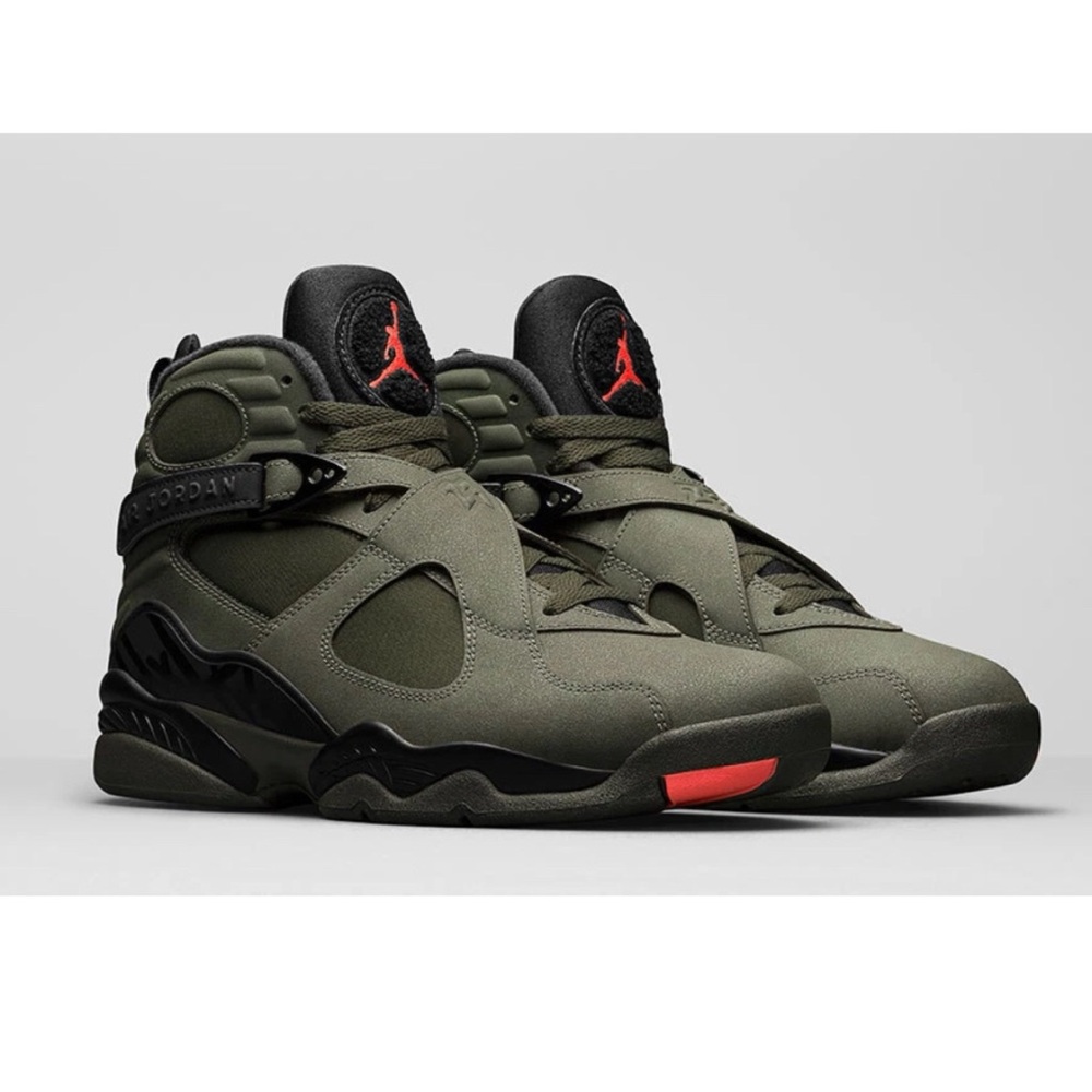 Air Jordan 8 Retro “Take Flight / Undefeated Olive” – Size 9